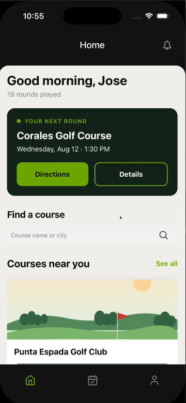 App Tee Time